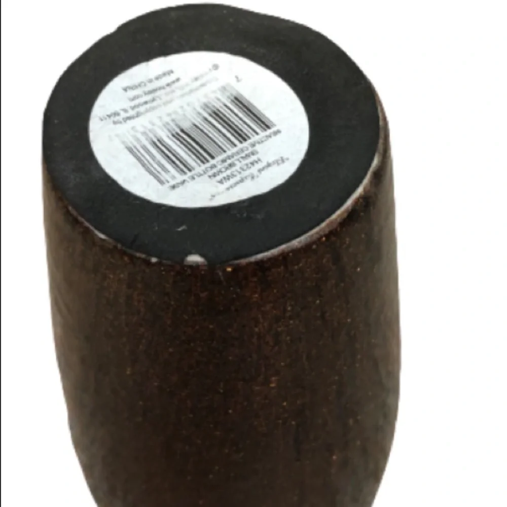 Rustic Shimmer Brown Vase